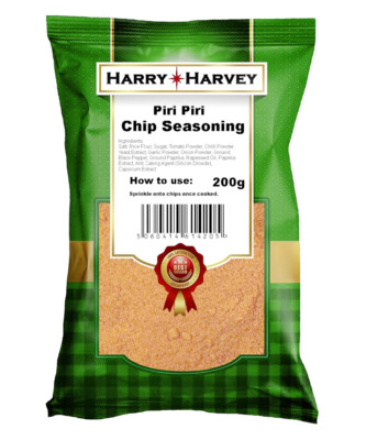 3 x 200g Chip Streusel Peri-Peri Salz Piri-Piri Chips Gewürz Marinade Pommes