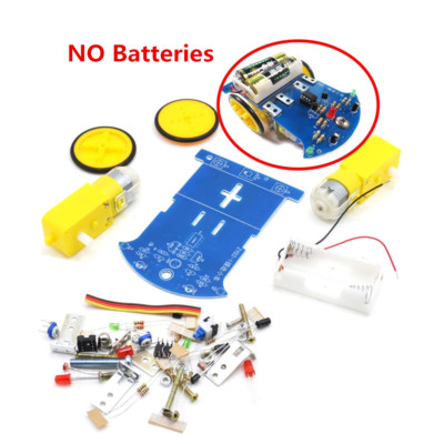 DIY D2-1 Smart Tracking Car Kits Photosensitive LM393 for Robot ElectricToys-