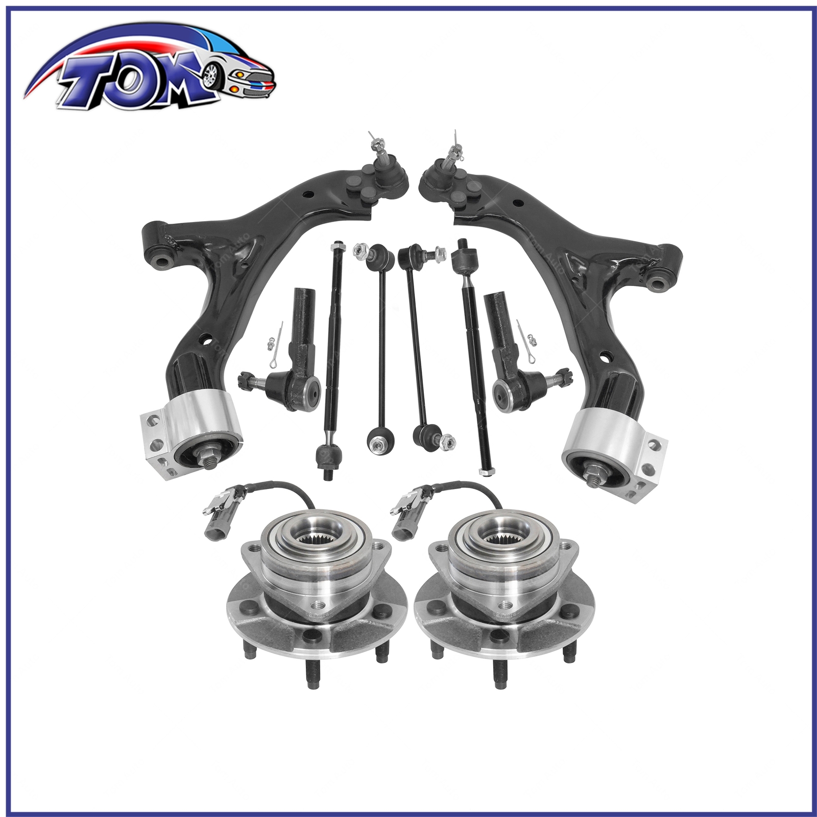 Lower Control Arm kit w/ Wheel Bearing kit For 0206 Saturn Vue Chevy