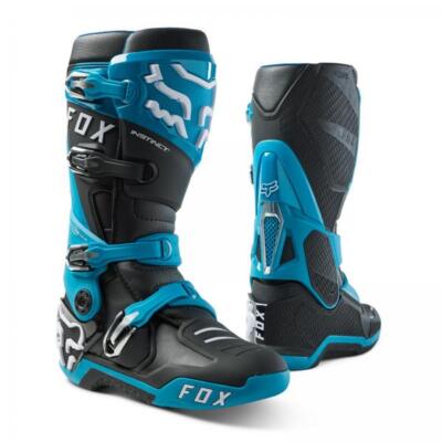 Fox Racing Instinct 2.0 Boot Stiefel Motocross Cross Enduro Schwarz Türkis *NEU*