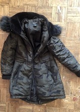 Dkny Winter Jacket, Camo Green, Very Warm Sz Small, Worn2x