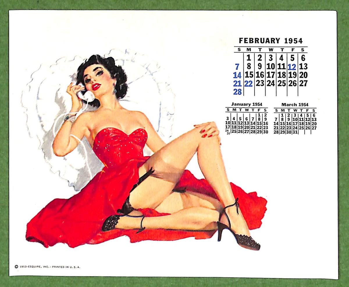 Esquire Girl Calendar 1954 (New/ Old Stock) | eBay