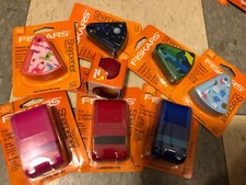 Fiskars Squeeze OR Designer Flip Wedge Messless Sharpener - Pencils  Crayons