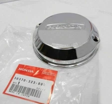 Honda Chrome Points Cover 30370-323-000 CB 350F 400F 500K 550K 550F #Q59 Genuine