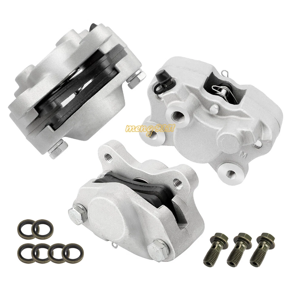 Pinzas de freno delanteras y traseras para Arctic Cat 250 300 375 400 454 500 2x4 4X4 con pastillas Foto 2 de 4