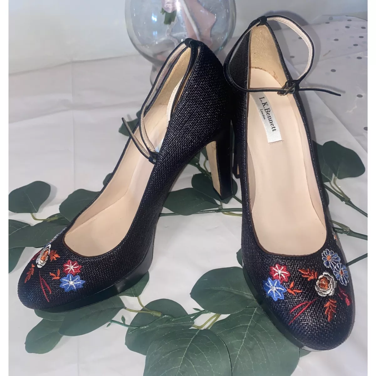 Lk bennett shop platform pumps