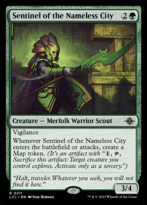 MTG Sentinel of the Nameless City (211/535) The Lost Caverns of Ixalan LP