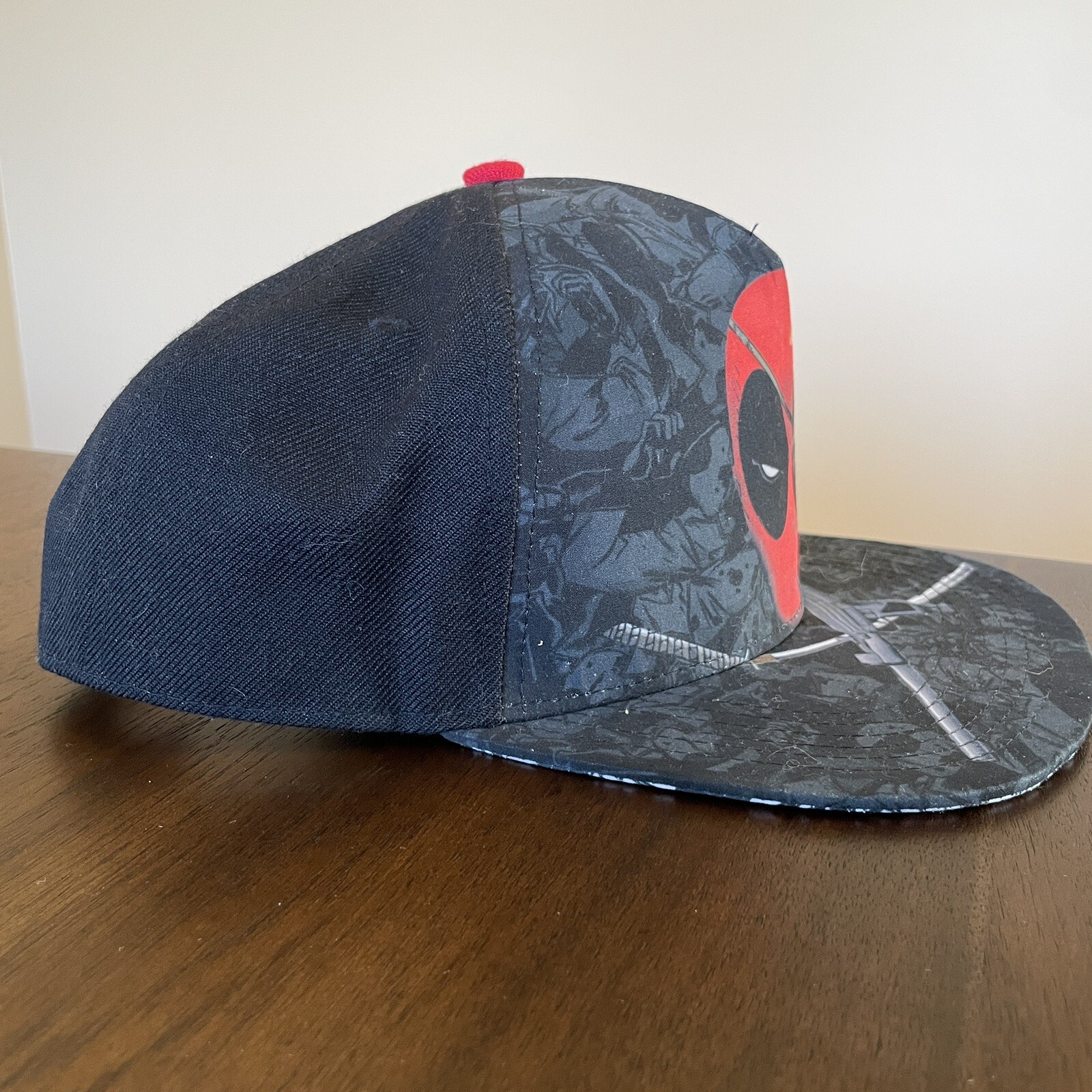 Marvel Deadpool Adjustable Snapback Hat - image 2