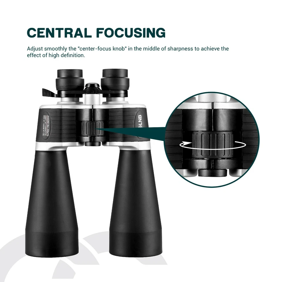 13-39x70 Zoom Binoculars Telescope HD with FMC Lens Phone Adapter for Outdoor - Image 4 of 4