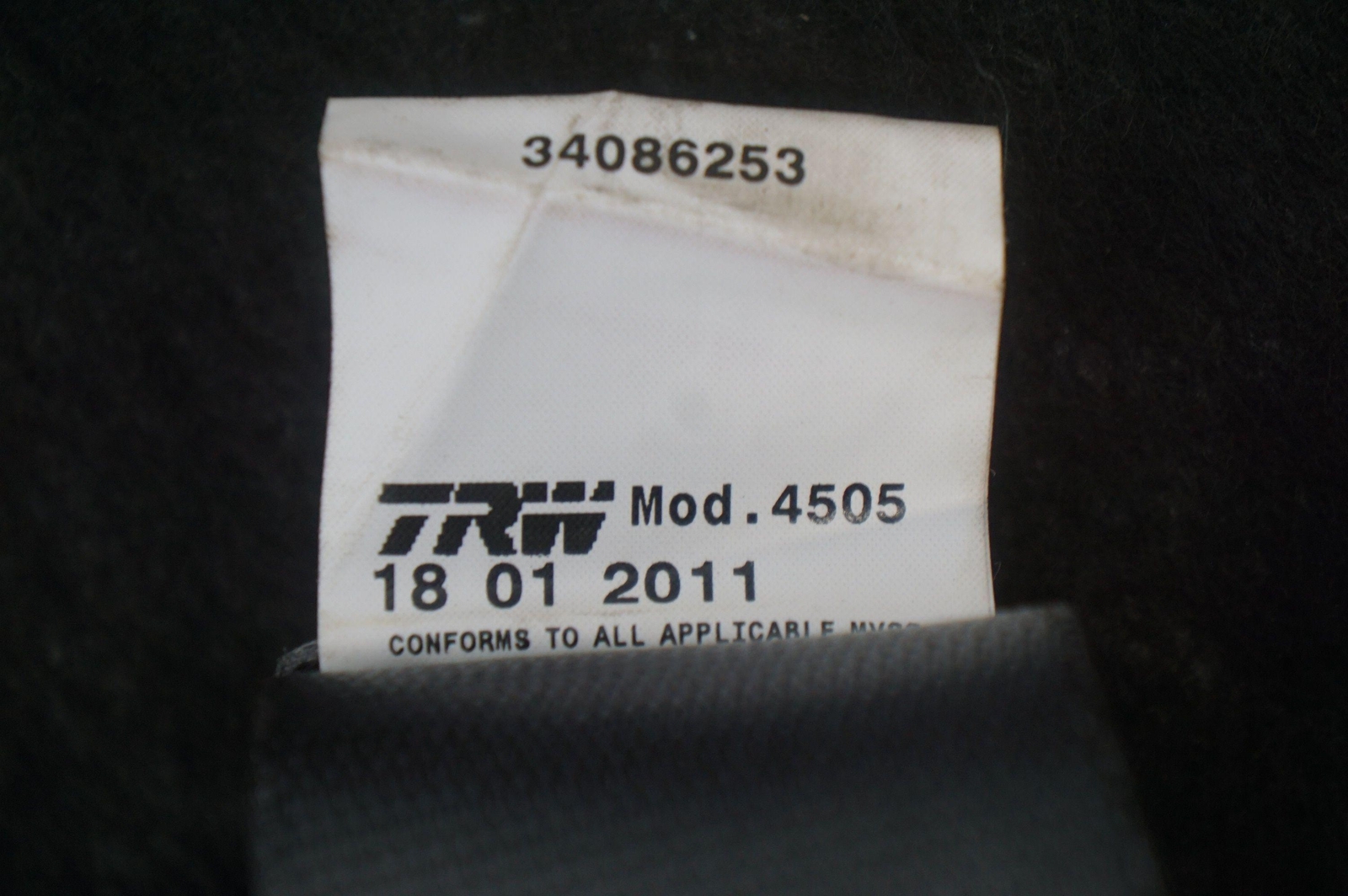 Rear Center Seat Belt Retractor 72117266088 Rolls Royce Ghost Series I 2009-2014