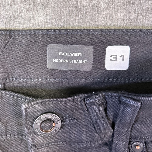 Volcom Jeans Solver Mens Size 31 Jeans Black Casual Urban Streetwear - Picture 3 of 7