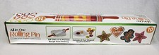 All-in-one Rolling Pin Included 9 Fun Shape Cookie Cutters Dishwasher Safe NIB