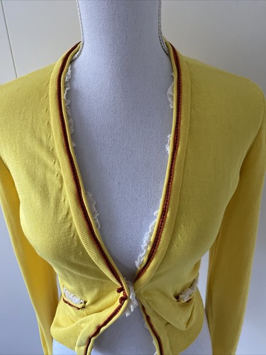 Daquared2 Cardigan Size M Yellow - Picture 2 of 12