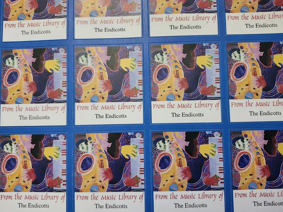 Vintage - 144 Colorful Images Peanuts Gang Custom Book Name Adhesive Labels - Image 3 of 4