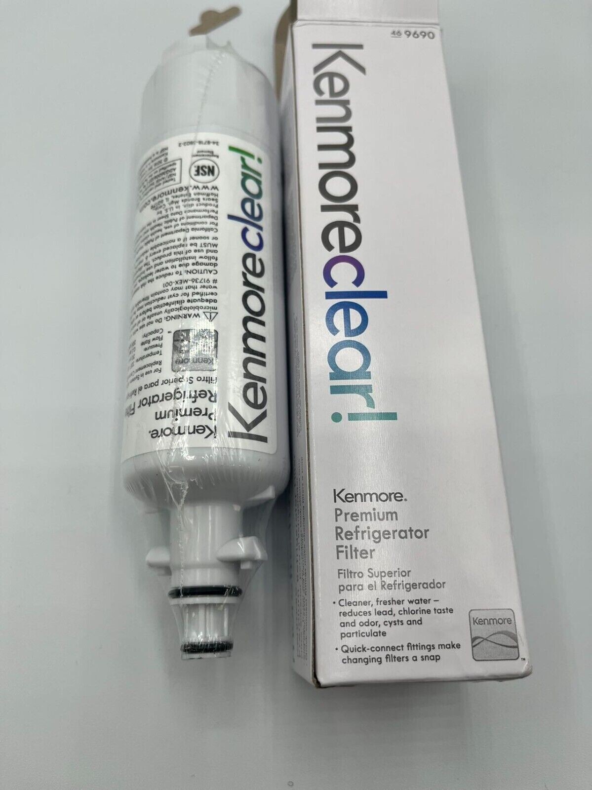 469690 for kenmoreclear Sealed Replacement Refrigerator Water Filter
