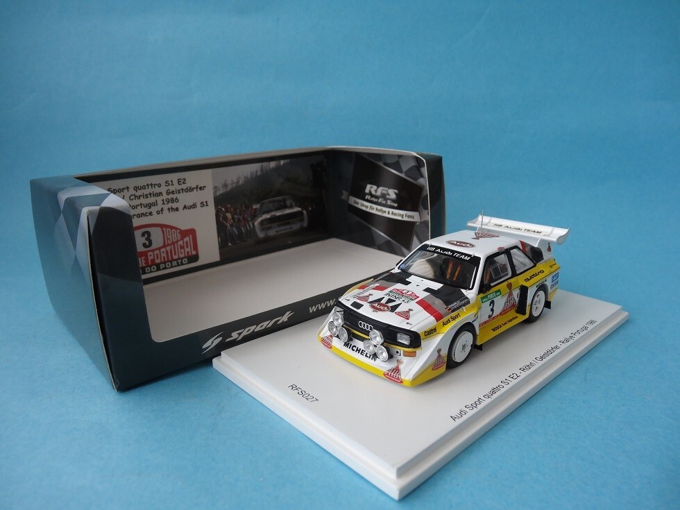 CMR 1:43 Audi Quattro Sport E2 #2 4th Rallye Monte Carlo 1986 Röhrl, Geistdörfer WRC003 model car WRC003 9580015709804