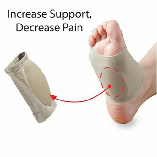 Foot Arch Support Flat Feet Fallen Arch Plantar Fasciitis Insole Heel Pain Relif - Picture 11 of 14