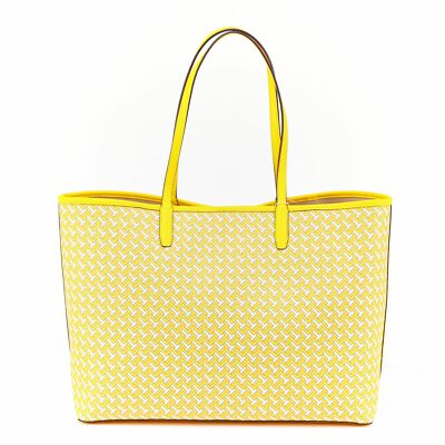 NWT Tory Burch All Over Larger Shopper Tote Yellow | eBay