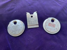 Lot of 3 Vintage CHAMPION Spark Plug Gap Gauges Gage