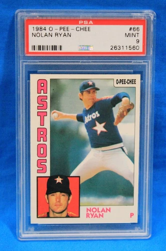 1984 O-PEE-CHEE # 66 Nolan Ryan PSA 9 MINT # 26311560  HOUSTON ASTROS !!!!