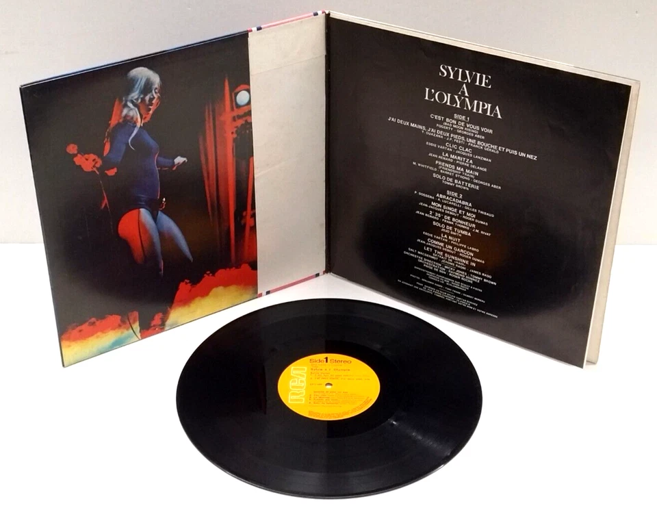 Sylvie Vartan - Sylvie A L'Olympia LP 1970 RCA Chanson Jane Birkin w/ obi Foto 3 de 4