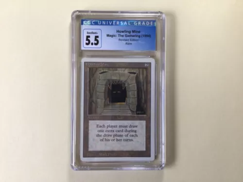Magic the Gathering Howling Mine Revised  CGC 5.5 grade