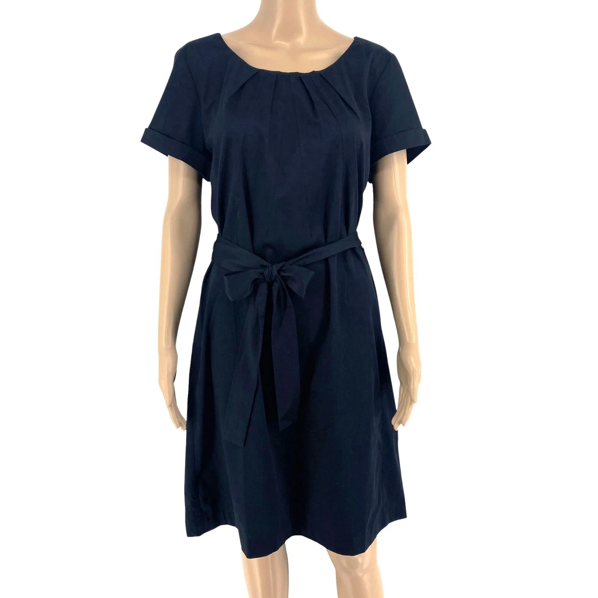 Robe IVKO Grise En Laine Et Coton – Motif Murmurations, Col Bateau – Taille Normale, Genou