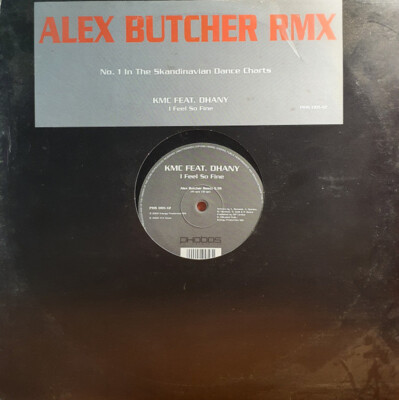 KMC Feat Dhany - I Feel So Fine (Alex Butcher Remix) (12'', S/Sided) (Very Good P