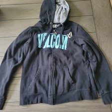 Volcom boys hooded jacket sweatshirt zippered hoodie size M