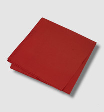  39 Tommy Hilfiger Men's Red Simple Solid Silk Pocket Square