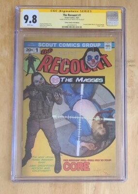 The Recount #1 E.M. Gist SIGNED/REMARK CGC SS 9.8 FOIL 2021 WONDERCON LTD/150 