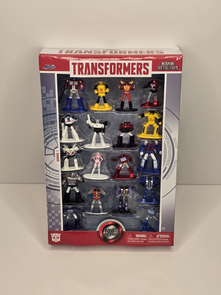 Jada Nano Metalfigs Transformers Series 1 18-Pack Walmart Exclusive