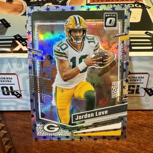 2023 Donruss Optic Jordan Love Blue Stars Silver Holo Parallel Prizm #68 Packers - 第 1/1 張圖片
