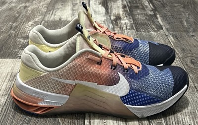Nike Metcon 7 AMP Men's Size 7.5 Multicolor Orange Blue DM0259-900 Sneakers