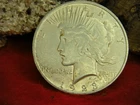 1923-P  PEACE  SILVER  DOLLAR  90%  SILVER  ALMOST  UNCIRCULATED  CONDITION!
