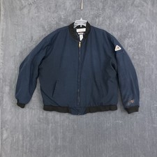 Bulwark FR Team Jacket Men s 2XL Midweight Nomex IIIA ARC 57.8 Work Zip ISSUES