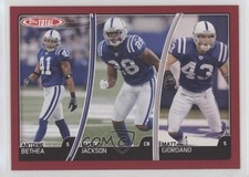 2007 Topps Total Red Antoine Bethea Marlin Jackson Matt Giordano #400 09at