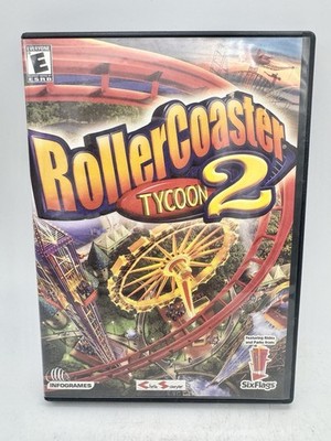 Rollercoaster Tycoon 2 PC-CDROM Complete Good Shape