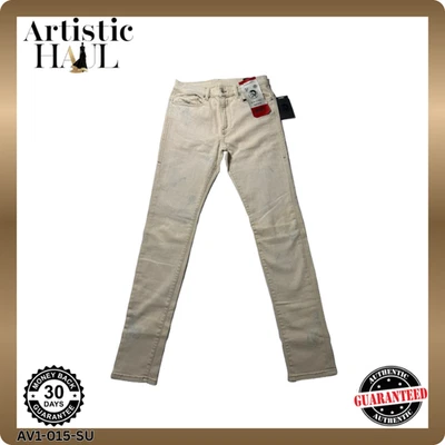 Jeans skinny motard Diesel pour homme taille 30 D-Amny en denim beige design ... - Photo 1/4