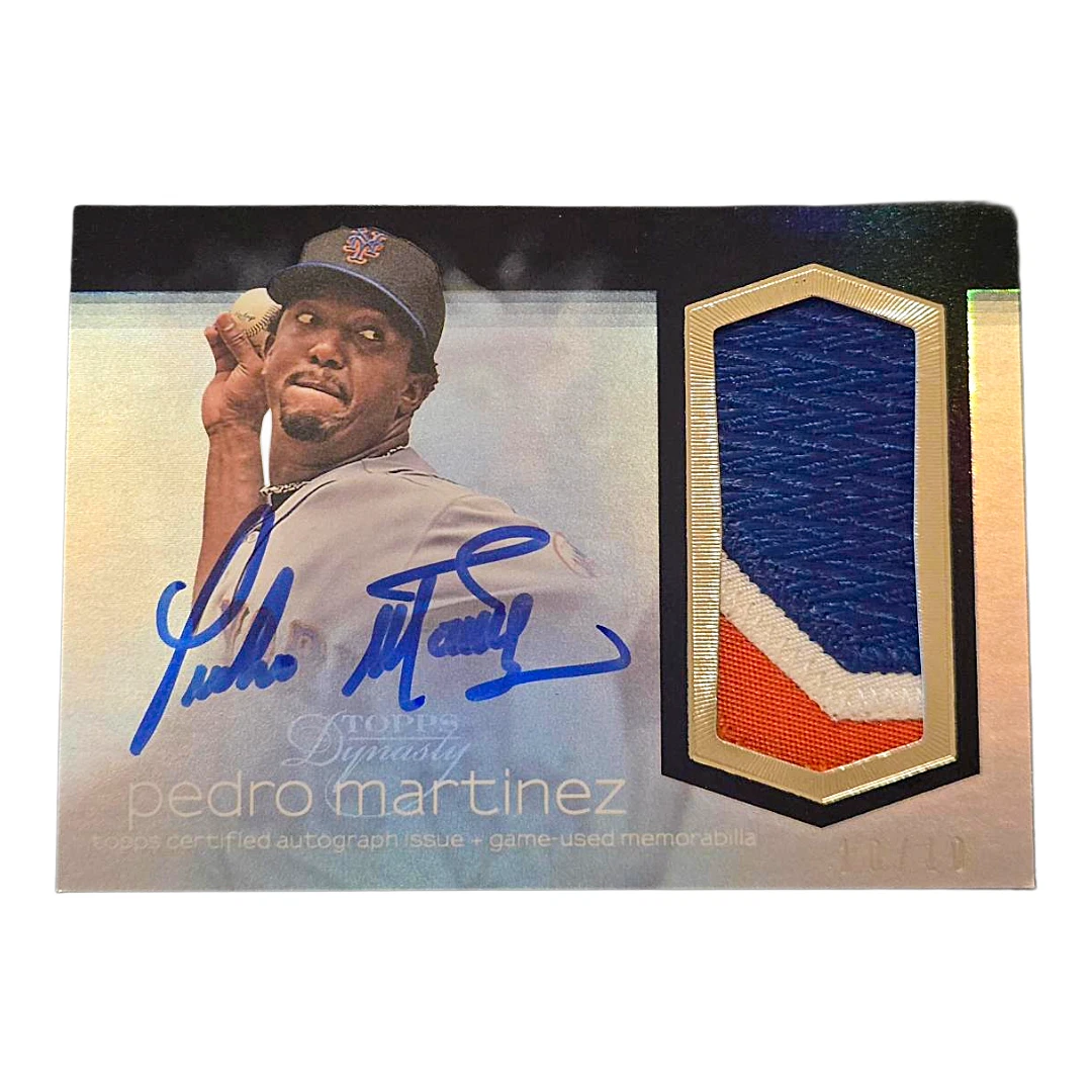 Topps Pedro Martinez Baseball Autographed Sports Trading Cards 