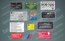 STICKERS DECALS SET RESTORATION FOR BMW E36 M3