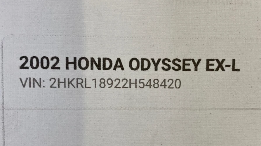 Honda Odyssey 2002 conductor izquierdo husillo delantero nudillo 99/04 Foto 4 de 4