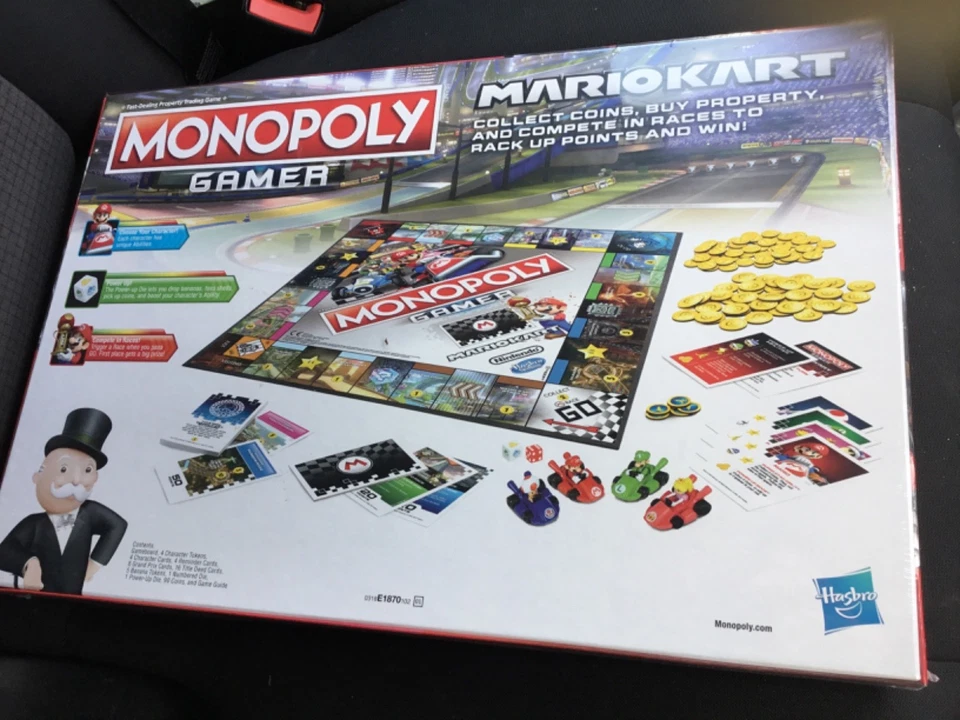 Monopoly Nintendo Gamer Mario Kart - New - Image 2 of 2