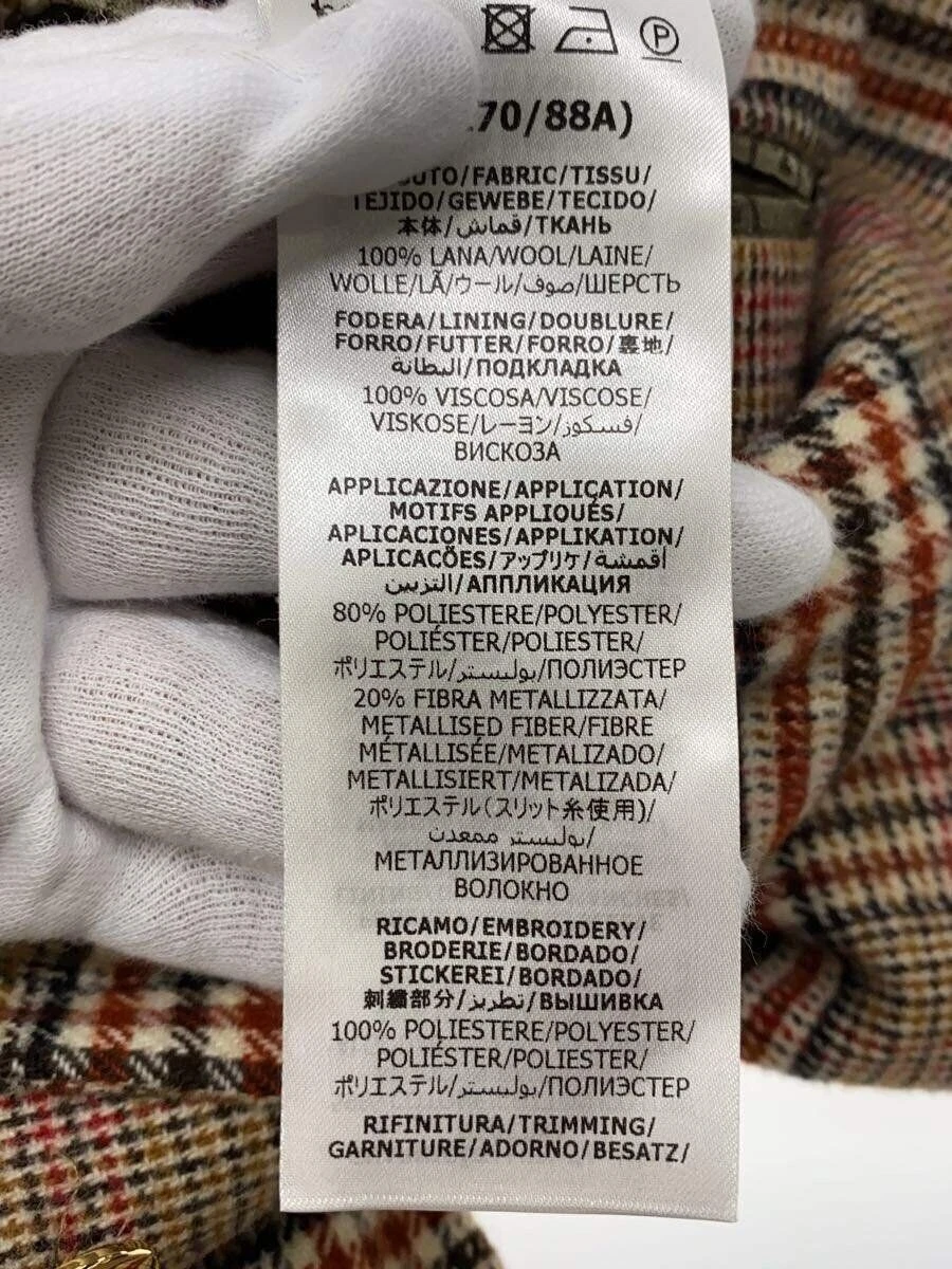 GUCCI giacca sartoriale 46 lana check 691430 ZAKQL usata