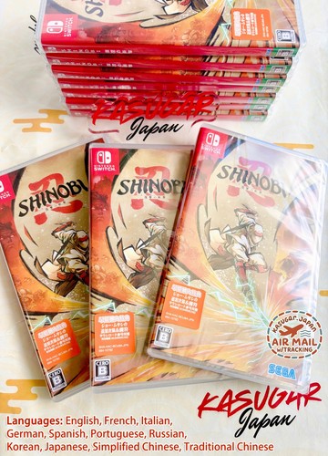 new SHINOBI Art of Vengeance Switch Eng Sub/Dub Multi-Lang w/Tracking from Japan - Picture 2 of 14