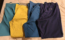 Women  s Size Large Petite Scrub Bottoms Lot Of 4