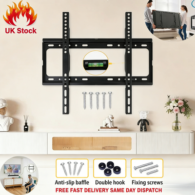 #ad TV WALL MOUNT Fixed Full Motion BRACKET VESA 14 22 32 40 42 50 55 60 65 70 75 80 $9.93