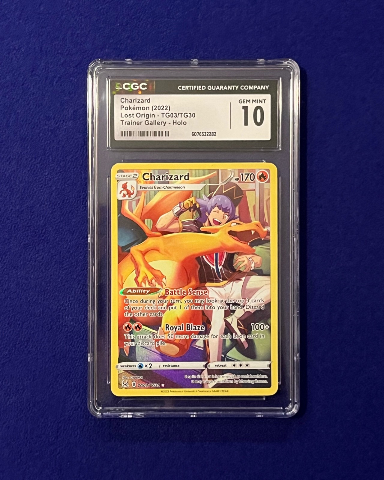 CGC 10 Charizard #TG03 Trainer Gallery Lost Origin 2022 Pokemon GEM MINT