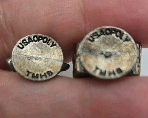 Scooby Doo Monopoly  Replacement Shaggy & Bus Pewter Playing 2 Pieces - Image 3 of 3