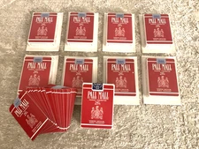 New Old Stock PALL MALL Promo Cigarette AD Playing Cards Sealed  Lot Of 8 Decks